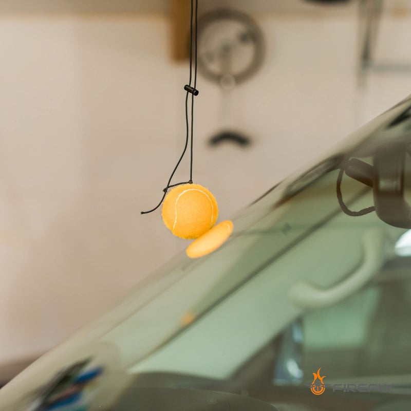 Firefly Auto Garage Parking Aid Tennis Ball on a String for Garage Parking Precision Parking Guide Garage Car Stop Indicator (2) - Image 4